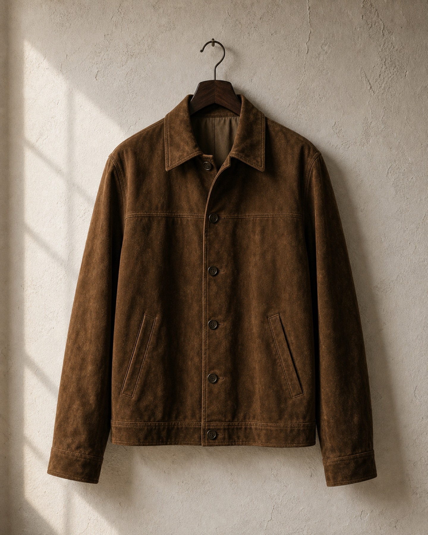 Suede Brown Jacket, vista principale